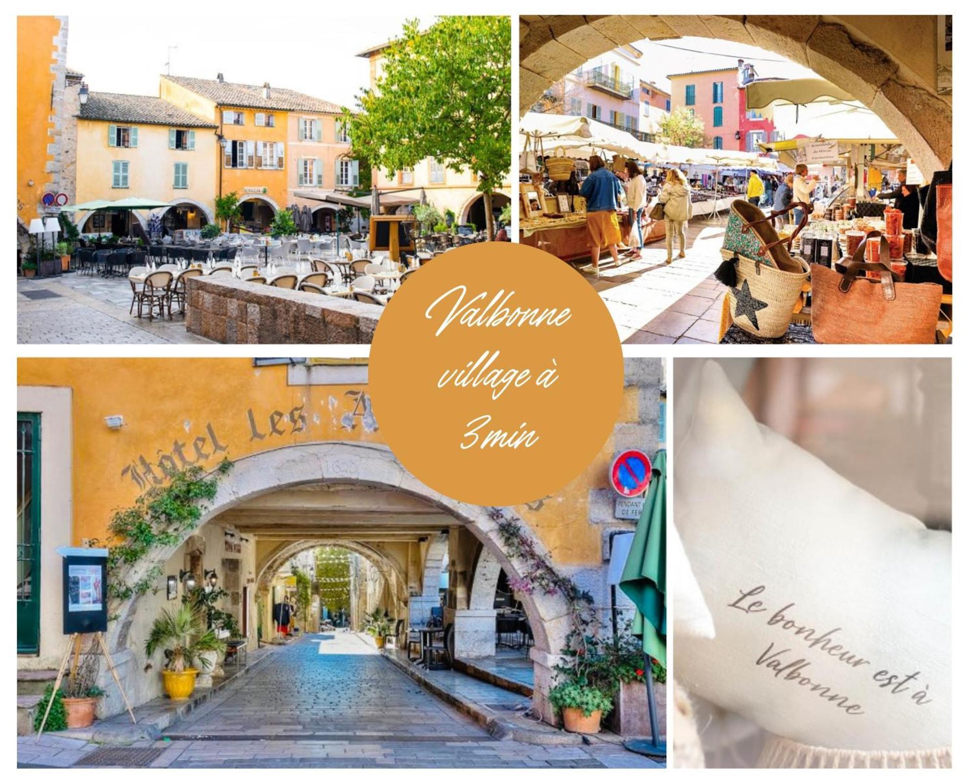 Villa charme et détente à Valbonne Esterno foto